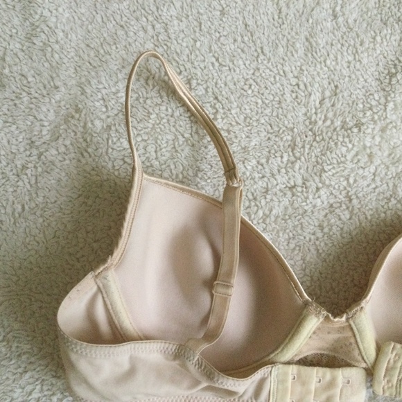 Vintage Victoria's Secret Nude Bra Lightly Padded - Sz 34C - Picture 10 of 15